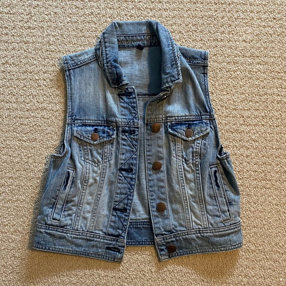 American Eagle denim vest - Picture 1 of 2